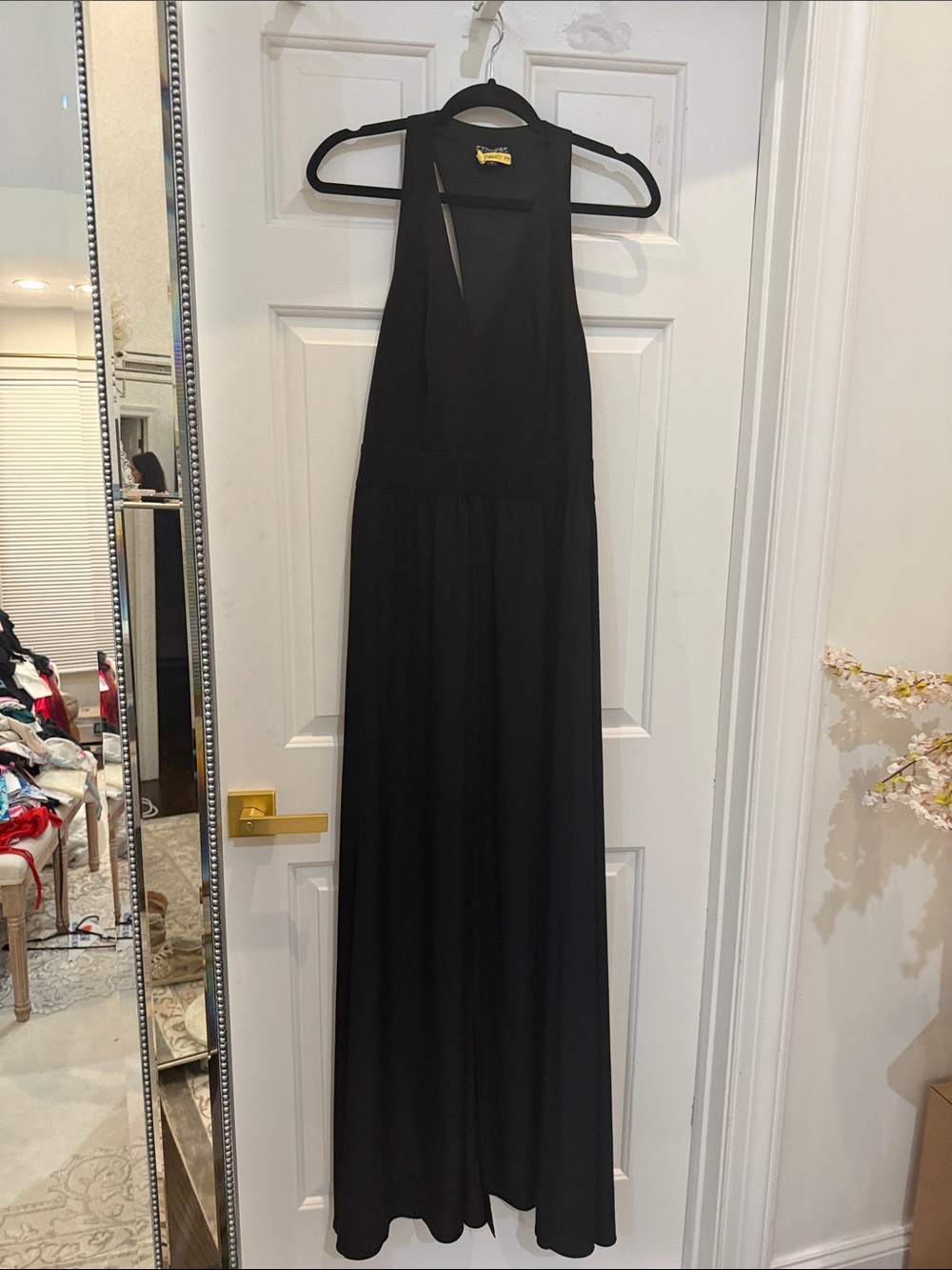 Express Black Top with Branded Neck Label